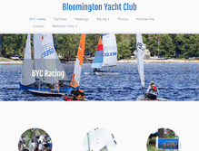 Tablet Screenshot of bloomingtonyachtclub.org